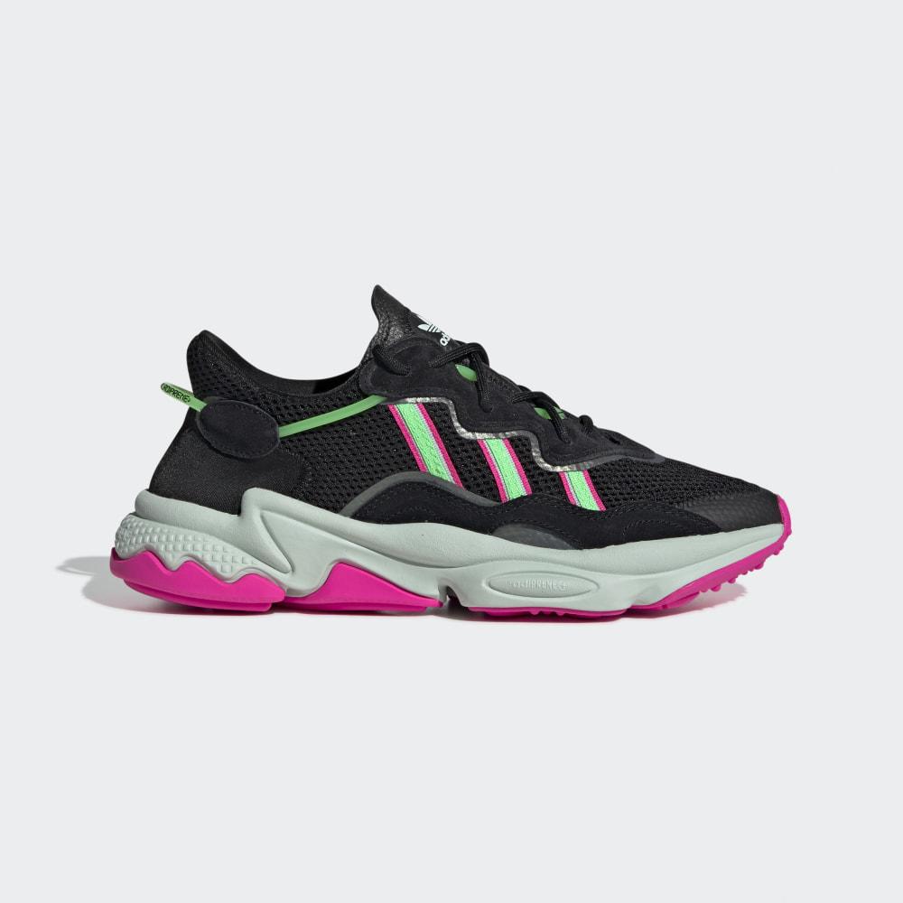 Originals Adidas OZWEEGO Dama Romania - Negrii/Verzi Deschis/Roz EE5714